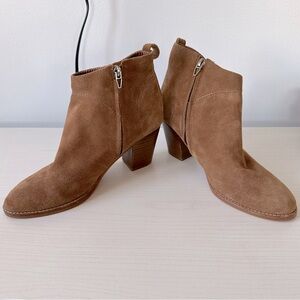 Dolce Vita Brown Suede Booties